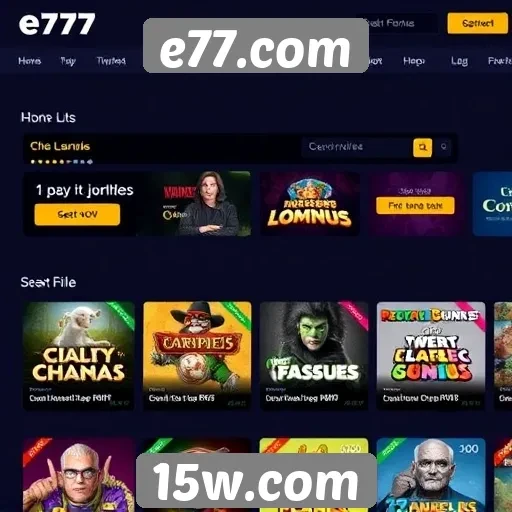 Comparação entre e77.com e outros sites de jogos