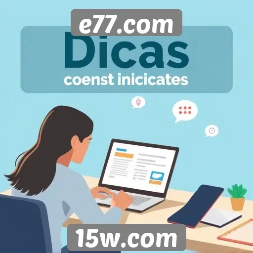Dicas para iniciantes em e77.com